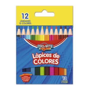 LAPICES COLORES CORTO 12 UNIDS