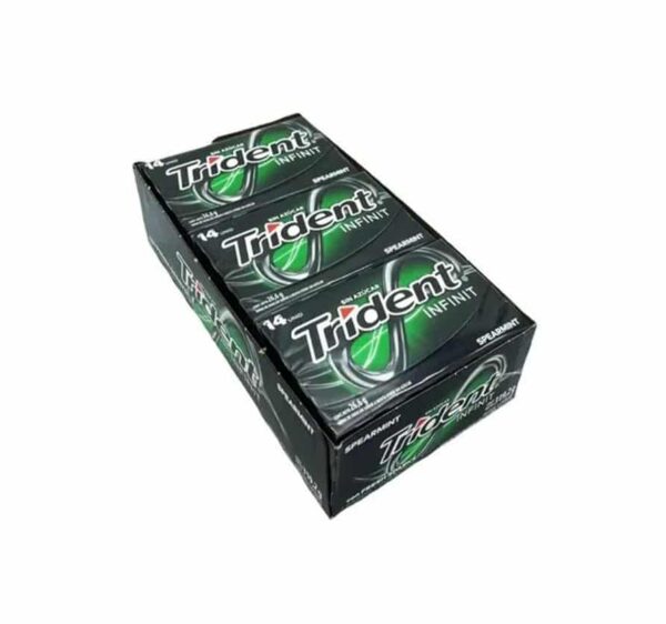 Chicles Trident Infinit Spearmint Dis x12Un