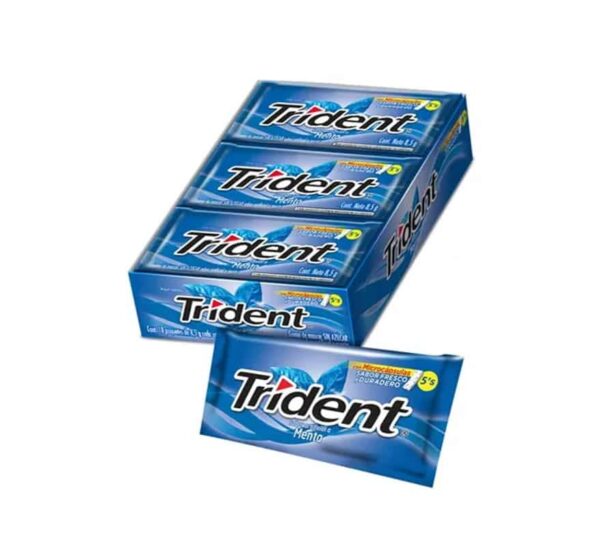 Chicles Trident Menta Dis x18un