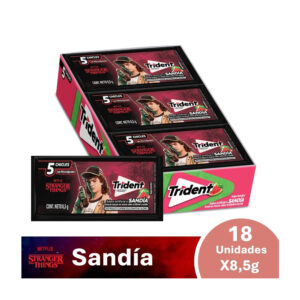Chicles Trident Sandia Dis x18un