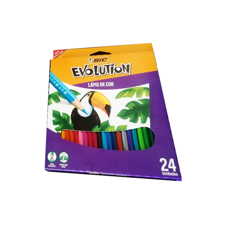 lapices colores evolution bic